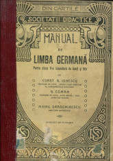 LICHIDARE-Manual de limba germana- pentru clasa a V-a secundara de baieti si fete - Autor : Const G.ionescu - 139747 foto