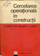 LICHIDARE-Cercetarea operationala in constructii - Autor : J. Aurian - 86392 foto