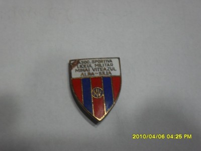 Insigna AS Liceul M. Viteazul Alba I. foto