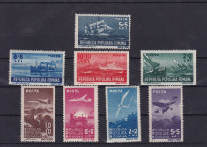 ROMANIA 1948 LP 238 LP 239 MARINA SI AVIATIA SERII MNH foto