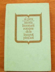 LICHIDARE-Istoria literaturii romane de la inceput pana azi - Autor : Al. Piru - 69102 foto