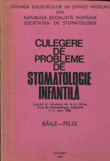 LICHIDARE-Culegere de probleme de stomatologie infantila- nr.1-7 iulie 1982 - Autor : - - 132894 foto