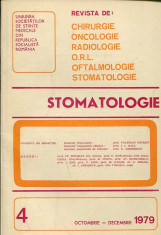 LICHIDARE-Stomatologie- nr.4 octombrie-decembrie 1979 - Autor : - - 132855 foto