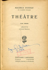 LICHIDARE-Theatre - Autor : Maurice Donnay - 79269 foto