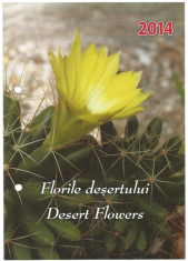 pliant Filatelic- Florile desertului -2014 foto