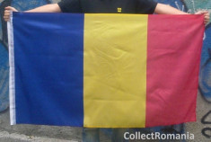 Steag tricolor/ Drapel Romania (90/150 cm) foto