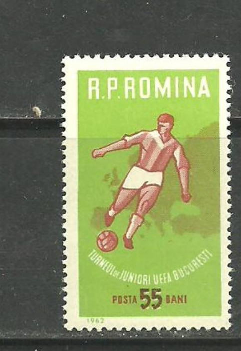 Romania 1962 - FOTBAL, timbru nestampilat, A8