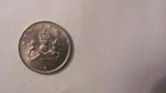 CY - 5 pence 1970 Marea Britanie Anglia foto