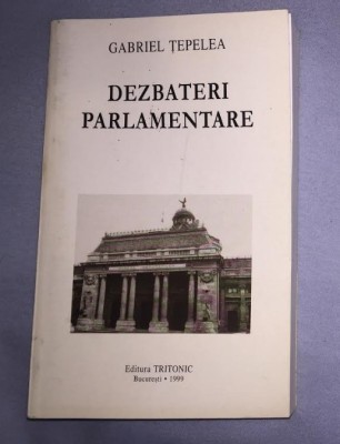 Gabriel Tepelea - DEZBATERI PARLAMENTARE foto