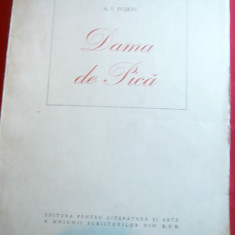AS Puskin - Dama de Pica -Ed. 1949 Ed. ESPLA