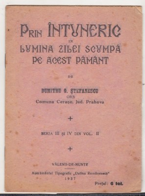 Dumitru C Stefanescu - Prin intuneric in lumina zilei scumpa ... foto