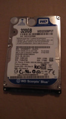 Hard Disk / HDD SATA WESTERN DIGITAL SCORPIO BLUE 320GB 100% HEALTH Laptop foto