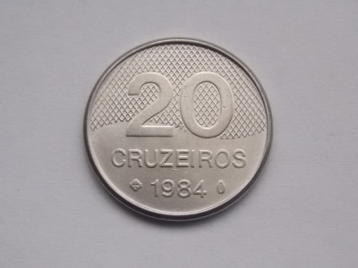 20 CRUZEIROS 1984 BRAZILIA foto