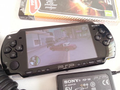 Consola joc PSP 2004 modat GTA VICE CITY cd umd Harry Potter incarcator original foto