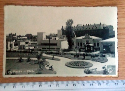 CARTE POSTALA VECHE - BUZAU- PIATA foto