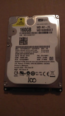 Hard Disk / HDD SATA WESTERN DIGITAL 160GB 100% HEALTH Laptop foto