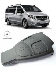 Carcasa Cheie Smart Mercedes Vito 2003-2015 (3 butoane) foto