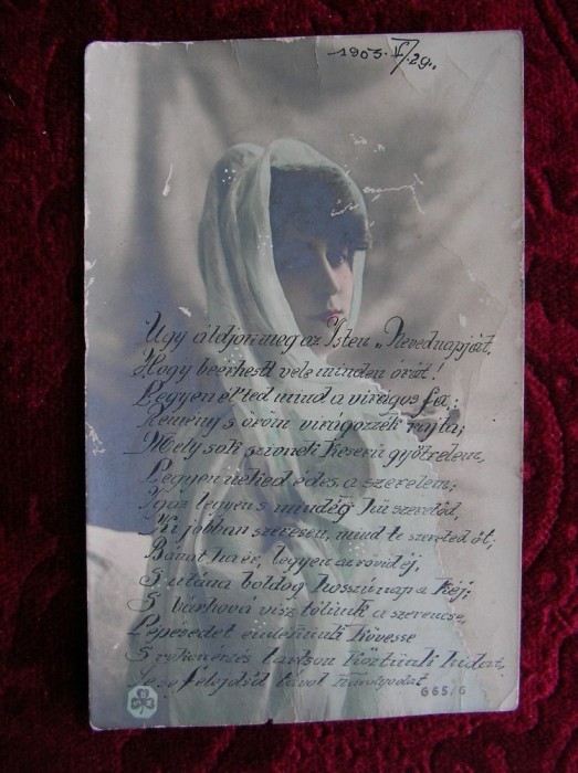 CARTE POSTALA CIRCULATA TIMISOARA 1903