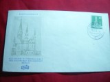 Plic FDC 10 pf.verde -Castel 1956 Berlin