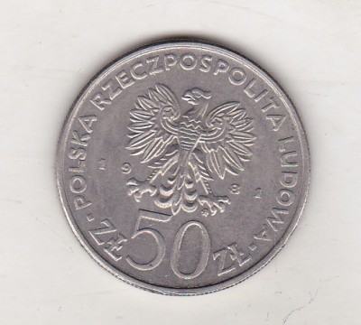 bnk mnd Polonia 50 zloti 1981 FAO foto
