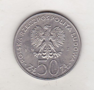 bnk mnd Polonia 50 zloti 1982 Boleslaw III foto