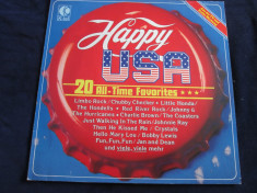 various - Happy USA _ vinyl,LP,selectii , K-tel(SUA) _ pop rock foto