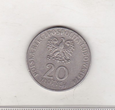bnk mnd Polonia 20 zloti 1974 RWPG foto