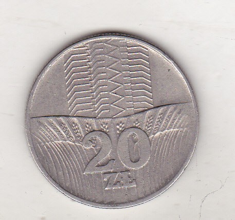 bnk mnd Polonia 20 zloti 1974 Polska rzeczpospolitya ludowa