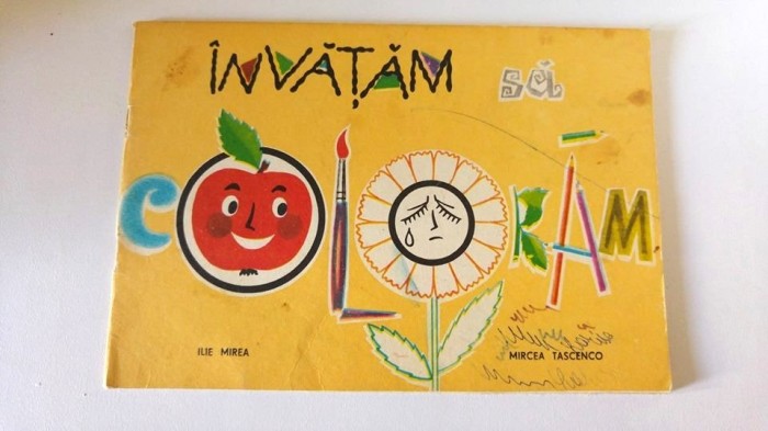 Invatam sa coloram, Mircea Tascenco si Ilie Mirela, Ed. Ion Creanga, 1981