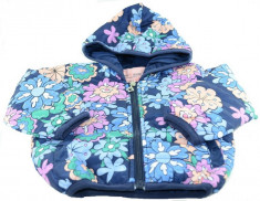 Geaca casual cu model floral pentru fetite HAPPY HOUSE ACC-301B foto