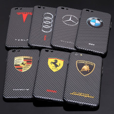 Husa Luxury Design Exclusive Cars BMW Mercedes etc Carbon iPhone 6/6S Rezistenta foto