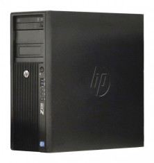 Workstation HP Z220 Tower, Intel Quad Core Xeon E3-1270 v2 3.5 GHz, 32 GB DDR3 ECC, 2 x 1 TB HDD SATA, nVidia Quadro 2000, Windows 7 Home Premium, foto