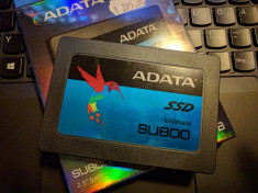 SSD 256GB ADATA SU800 (NOU) testat read/write 560/520MB/s, 3D NAND Flash foto
