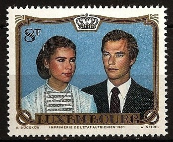 Luxemburg 1981 - Nunta princiara,cat.nr.986 neuzat,perfecta stare(z)