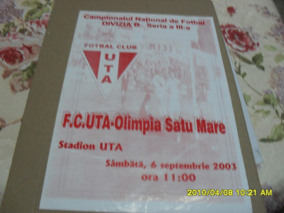 program UTA - Olimpia S.M. foto