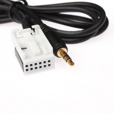 Cablu adaptor Interfata Audio AUX 12pini pentru Audi / VW / Skoda la JACK 3.5mm foto