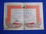 Cumpara ieftin DIPLOMA * SPARTACHIADA SAH - COMITETUL CULTURA FIZICA _REGIUNEA PLOESTI - 1954