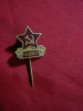 Insigna al 14-lea Congres al Partidului Comunist Cehoslovac , h= 1,7 cm