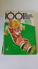 1001 de jocuri pentru copii, Eugenia Barcan Ticaliuc, Ed. Sport-Turism 1979 foto
