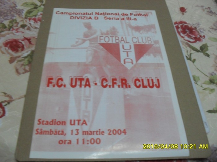 program UTA - CFR Cluj