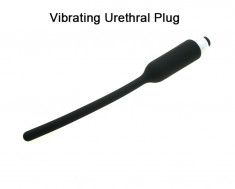 Urethral Plug Sound Sounding Vibrator Uretra 5mm BDSM Fetish foto