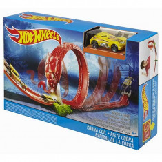Jucarie Pista Hot Wheels Cobra Coil Incolacirea cobrei DWK95 Mattel foto