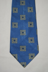 Cravata albastra Gianni Versace originala foto