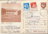 Intreg postal CP 1987,circulat - Brasov - Teatrul Dramatic, Dupa 1950