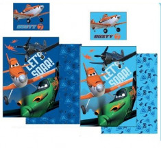 Lenjerie de pat pentru copii Disney Planes Dusty Let?s Soar 2 piese foto