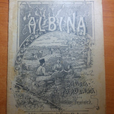 revista albina 15 august 1899 -304 ani batalia de la calugareni,portul national