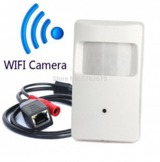 camera supraveghere IP WIFI ascunsa senzor PIR foto