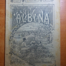 revista albina 22 august 1899-miscarea romanilor din ardeal de nicolae balcescu
