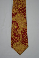 Cravata baroc Gianni Versace originala foto