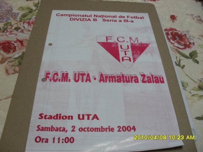 program UTA - Armatura Zalau